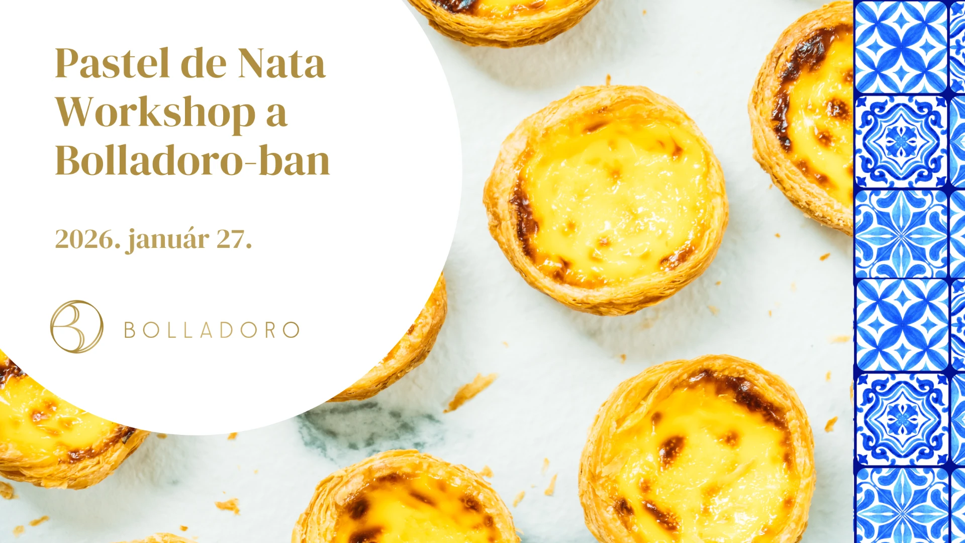 Pastel de Nata workshop 2026. január 27.