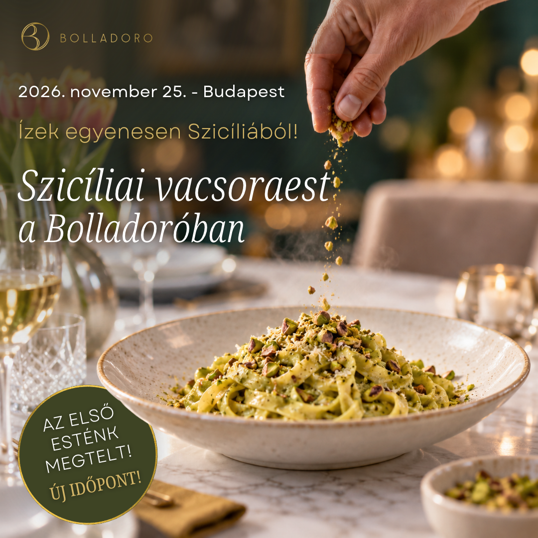 Szicíliai vacsoraest a Bolladoróban, november 25.