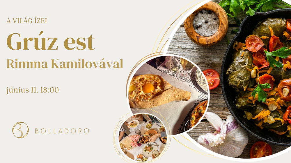 Grúz est plakátja Rimma Kammilovával