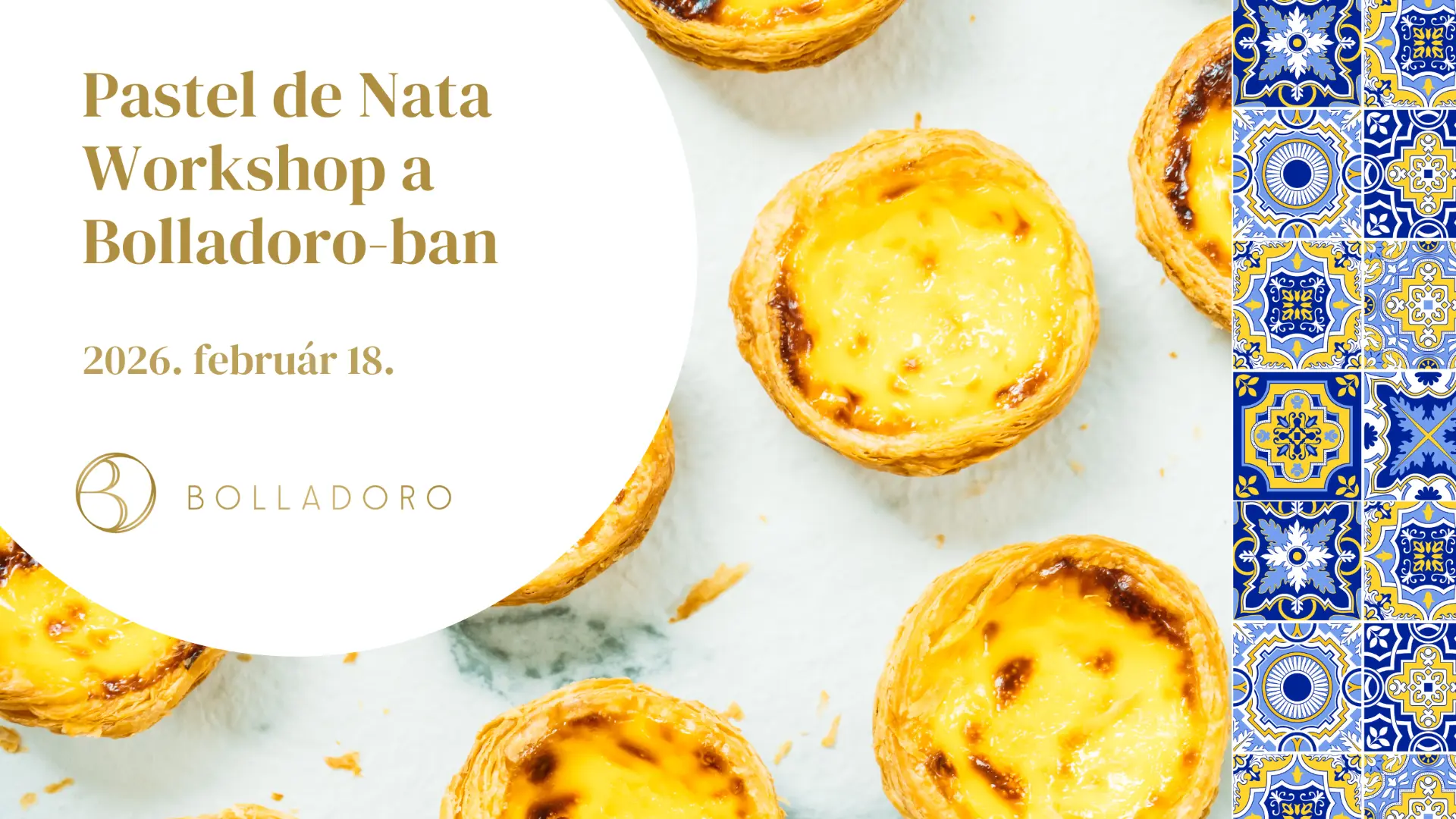 Pastel de Nata workshop 2026. február 18.